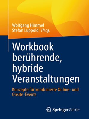 cover image of Workbook berührende, hybride Veranstaltungen